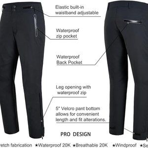 fit space Golf Climastorm Permanent Rain Pants Waterproof - NWT 2XL